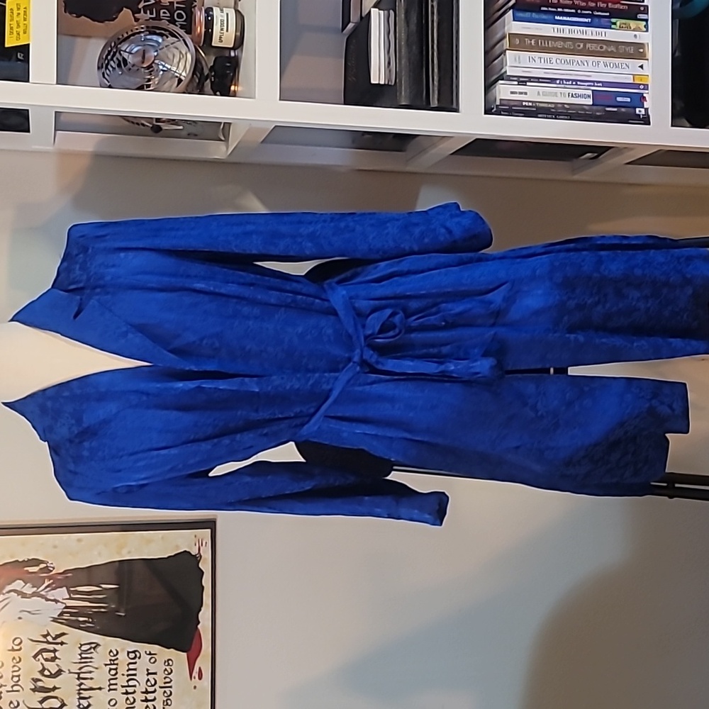 Blue trench/robe